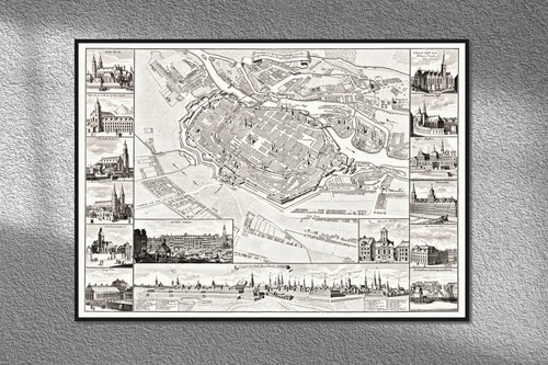 Plan Wrocławia (1750)
