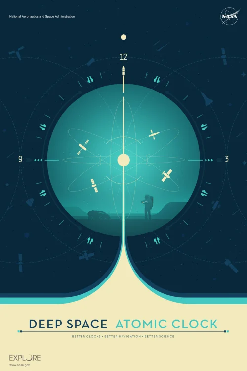 Deep space atomic clock (błękitny)