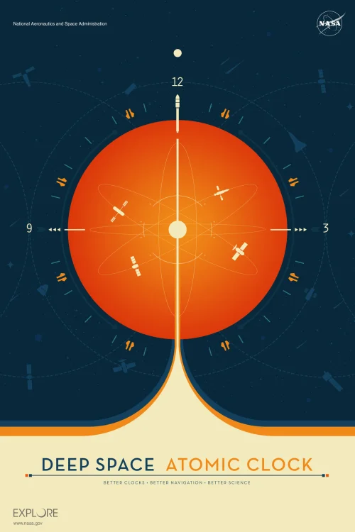 Deep space atomic clock (pomarańczowy)